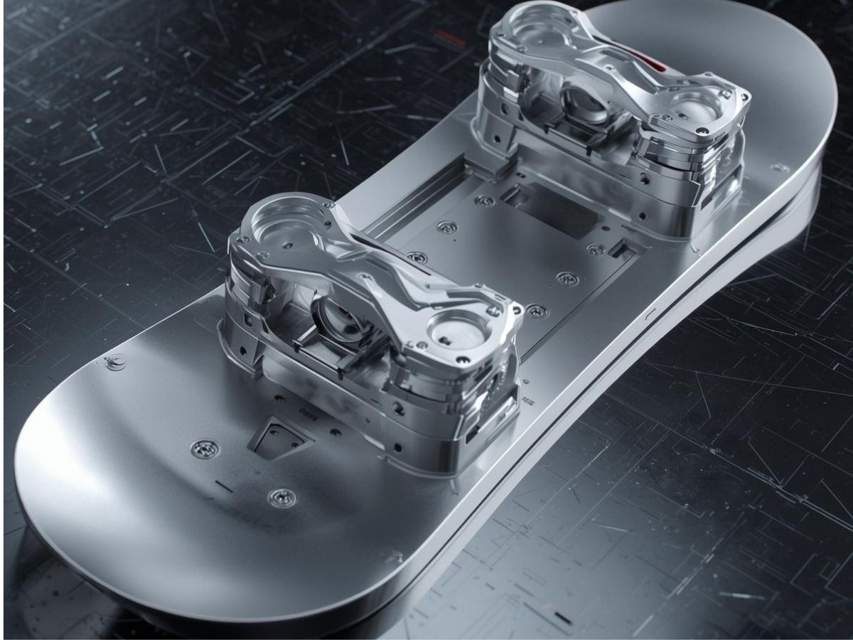 odlew prototypu deski snowboard